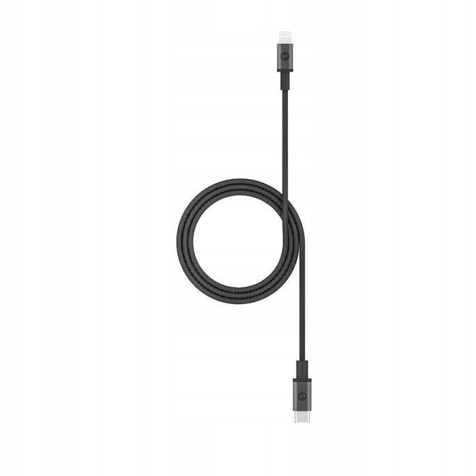 Mophie Lightning kabel Usb-c 1m (černo-stříbrný)