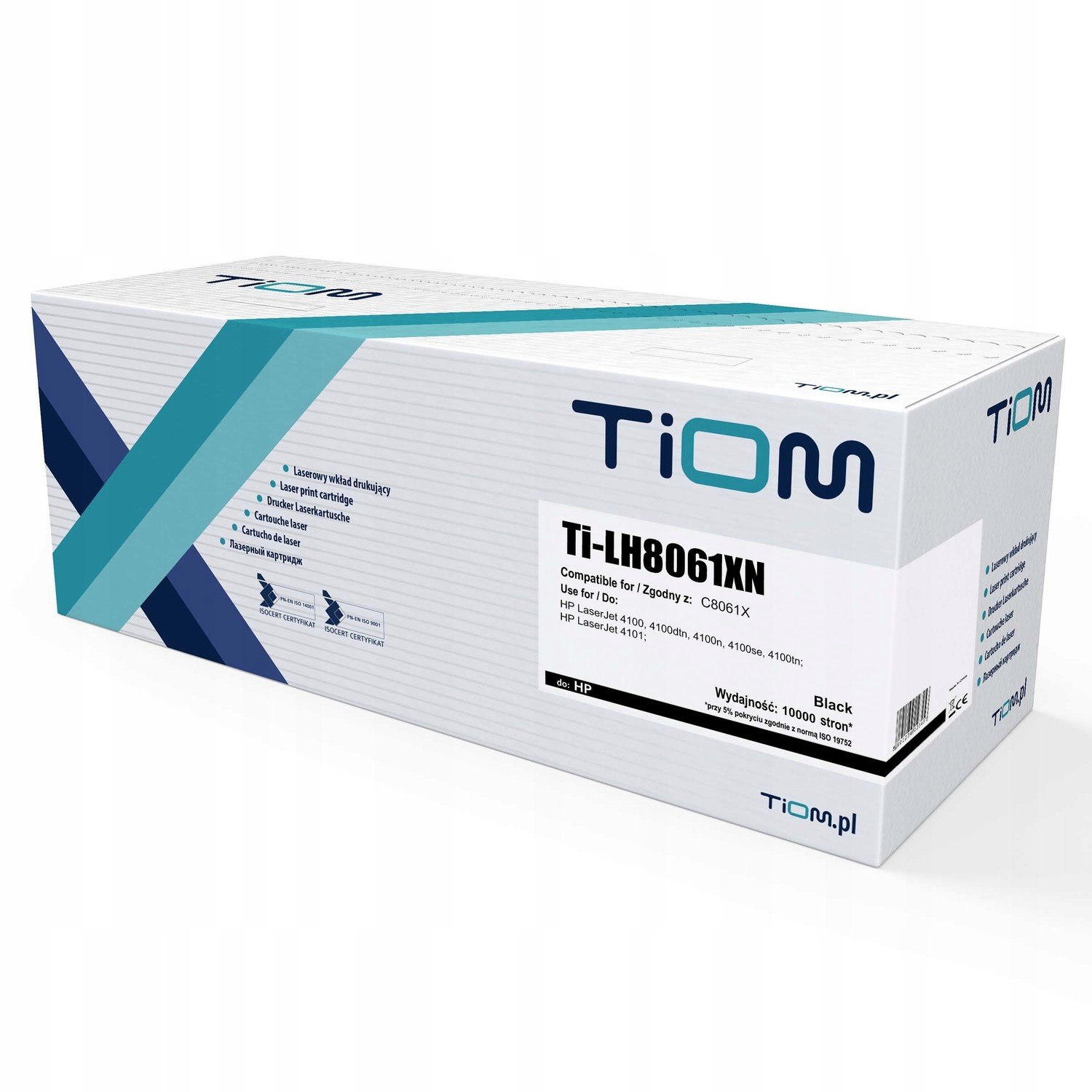 Tonerová Tiom Hp 61BXN C8061X 10000 stran Černá