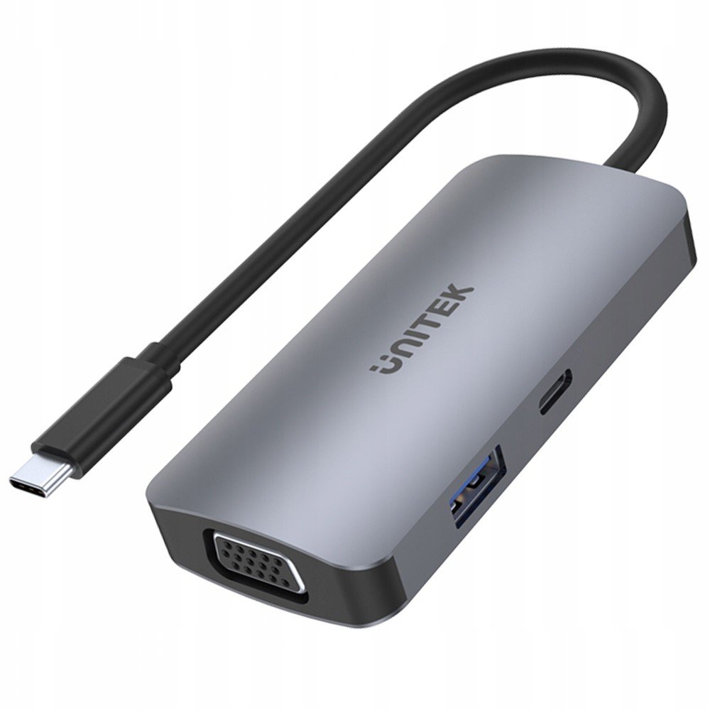 Unitek Hub Dokovací stanice Usb-c Vga 2xHDMI Pd Mst