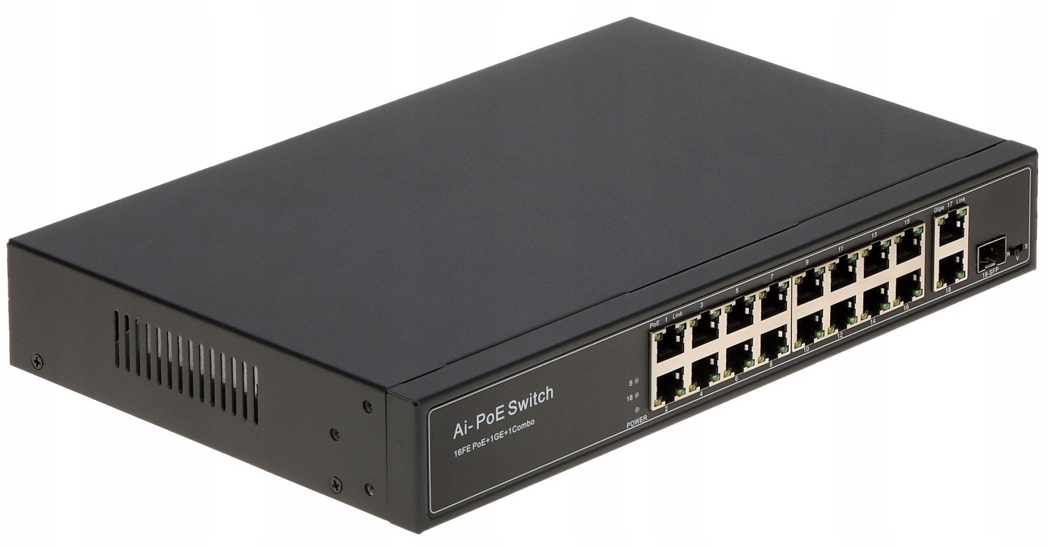 PoE switch 16-portový +sfp GTX-B1-19-162G