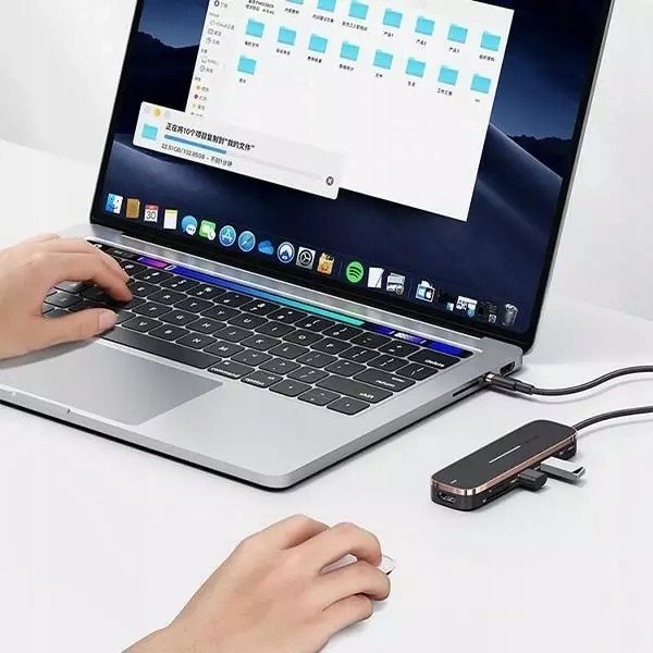 Usams Adaptér Hub 2xUSB Usb-c Hdmi Micro Sd+