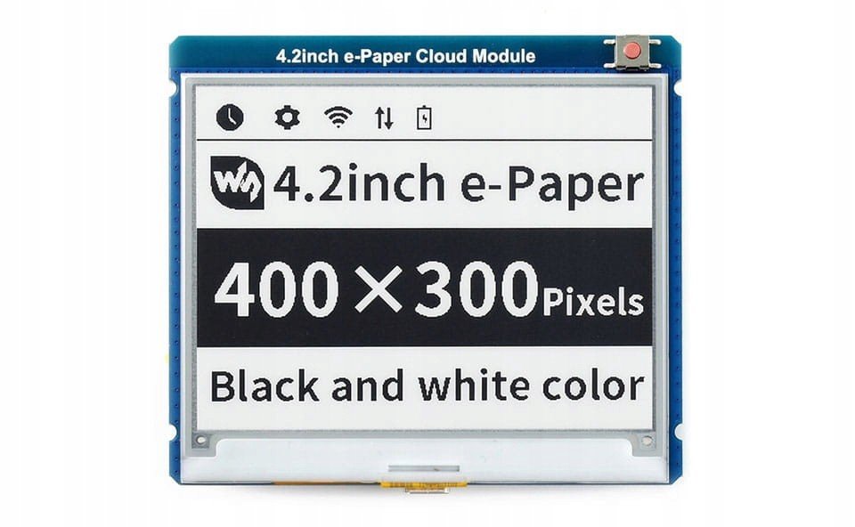 4.2 palcový Wi-Fi E-Paper zobrazovací modul pro Rasp
