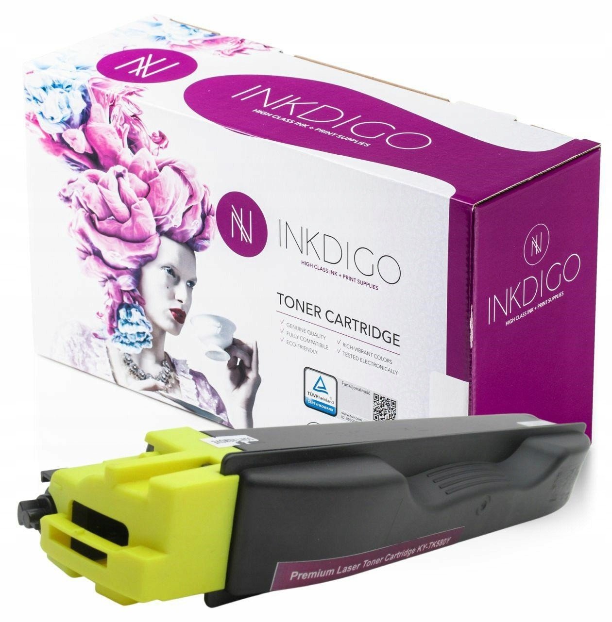 Toner Inkdigo pro Kyocera Tk 580 Yellow