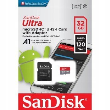 Karta Sandisk microSD 32 Gb Ultra Sdhc C10 A1 98 Mb