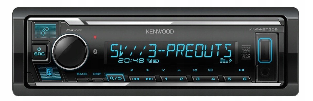 Kenwood KMM-BT358 Bluetooth MP3 autorádio