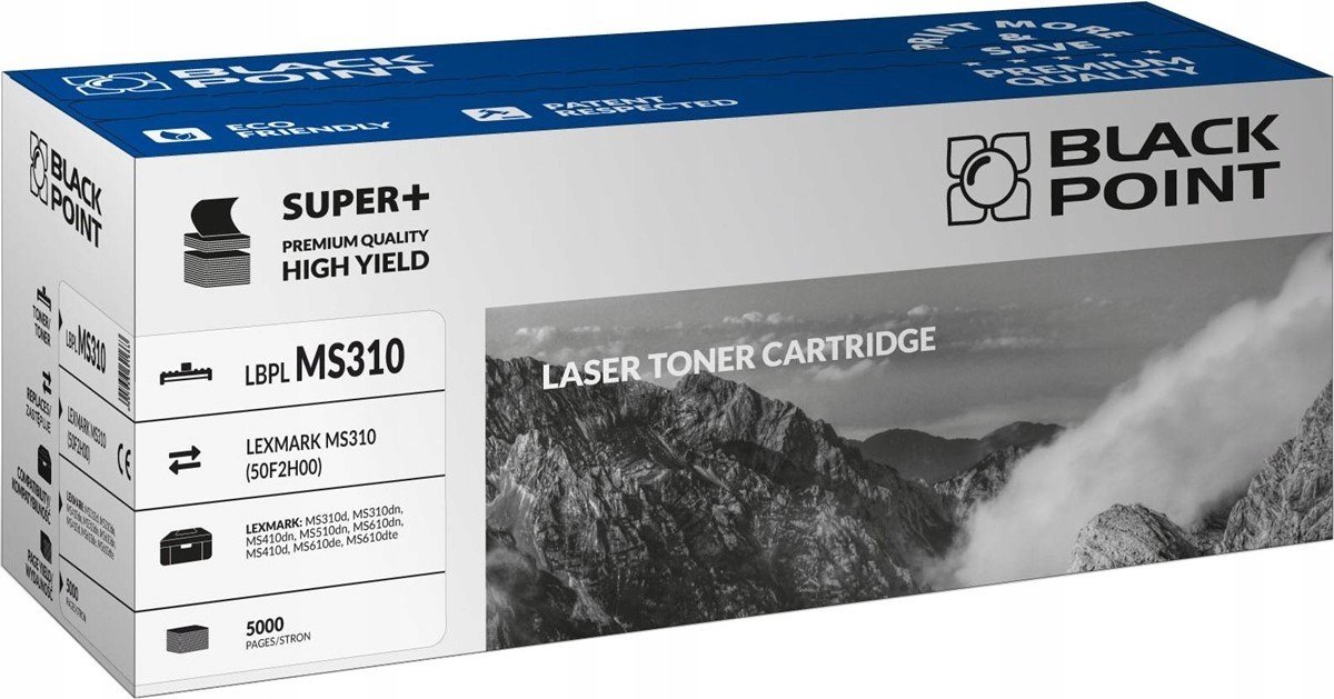 Toner černý pro Lexmark: MS310dn MS510dn MS610dn