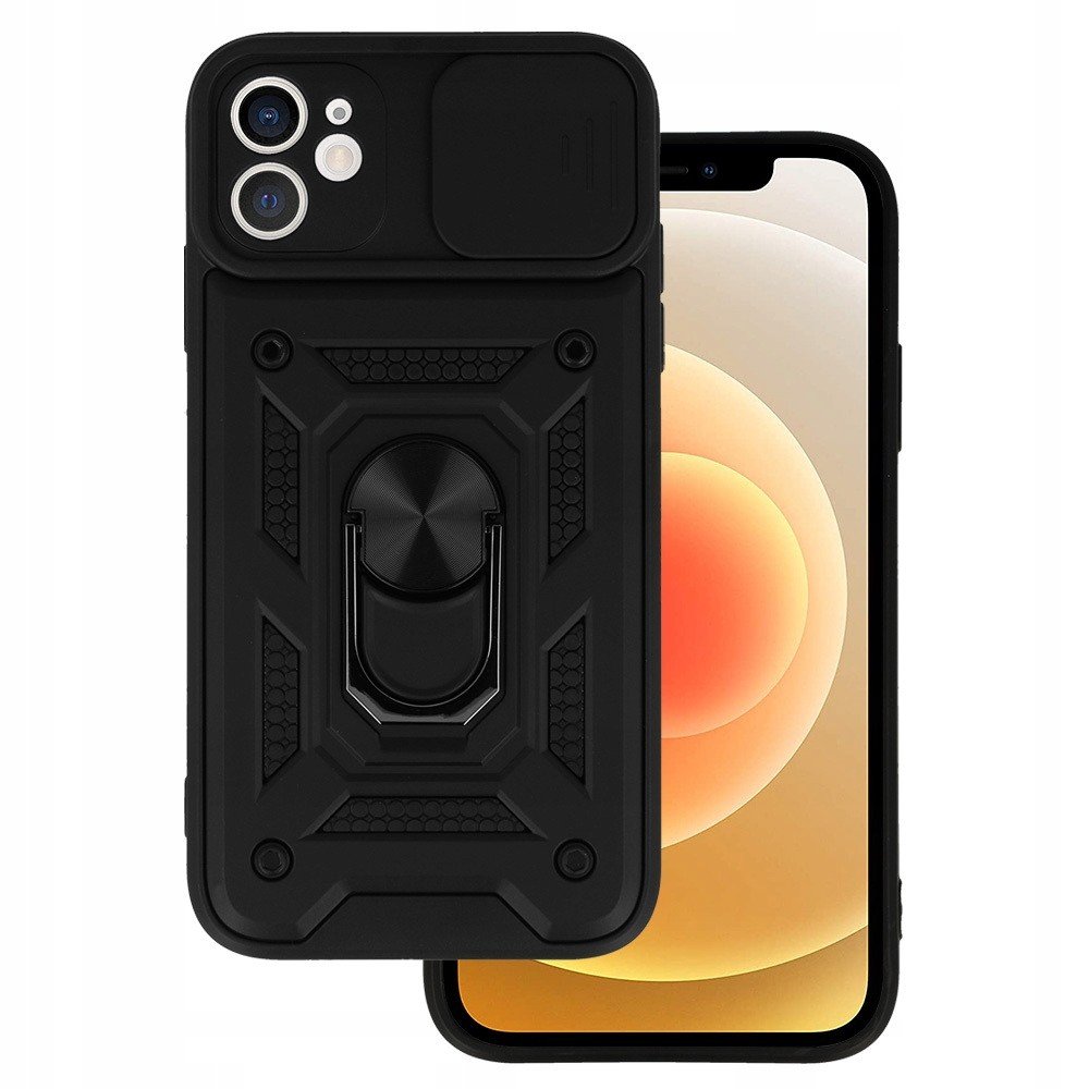 Slide Camera Armor Case pro iPhone 12 Černá