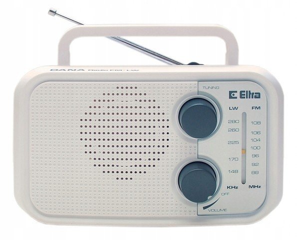 Radio analogové Eltra Dana bílá záruka