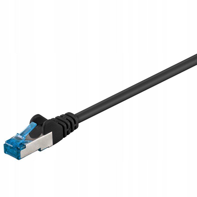 Patchcord Lan kabel Cat 6A S/ftp černý 30m