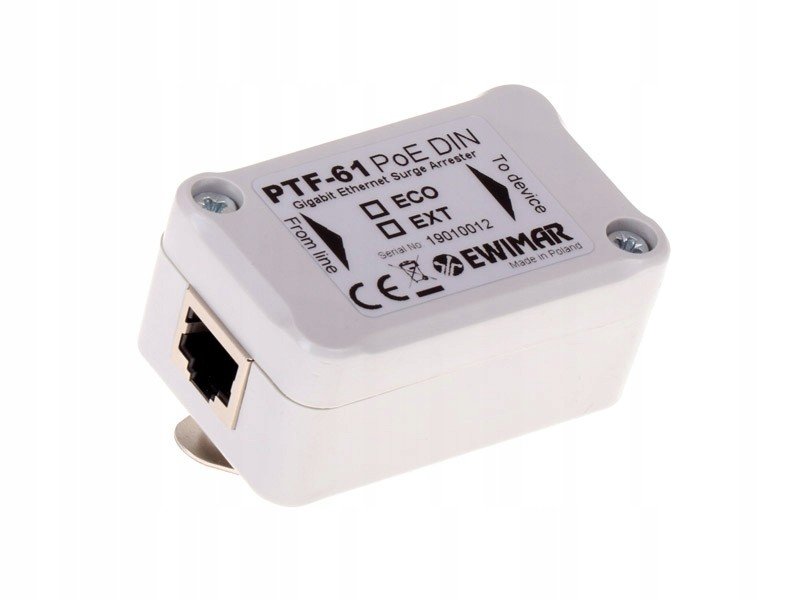 Svodič přepětí PTF-61-ECO/POE/DIN lišta