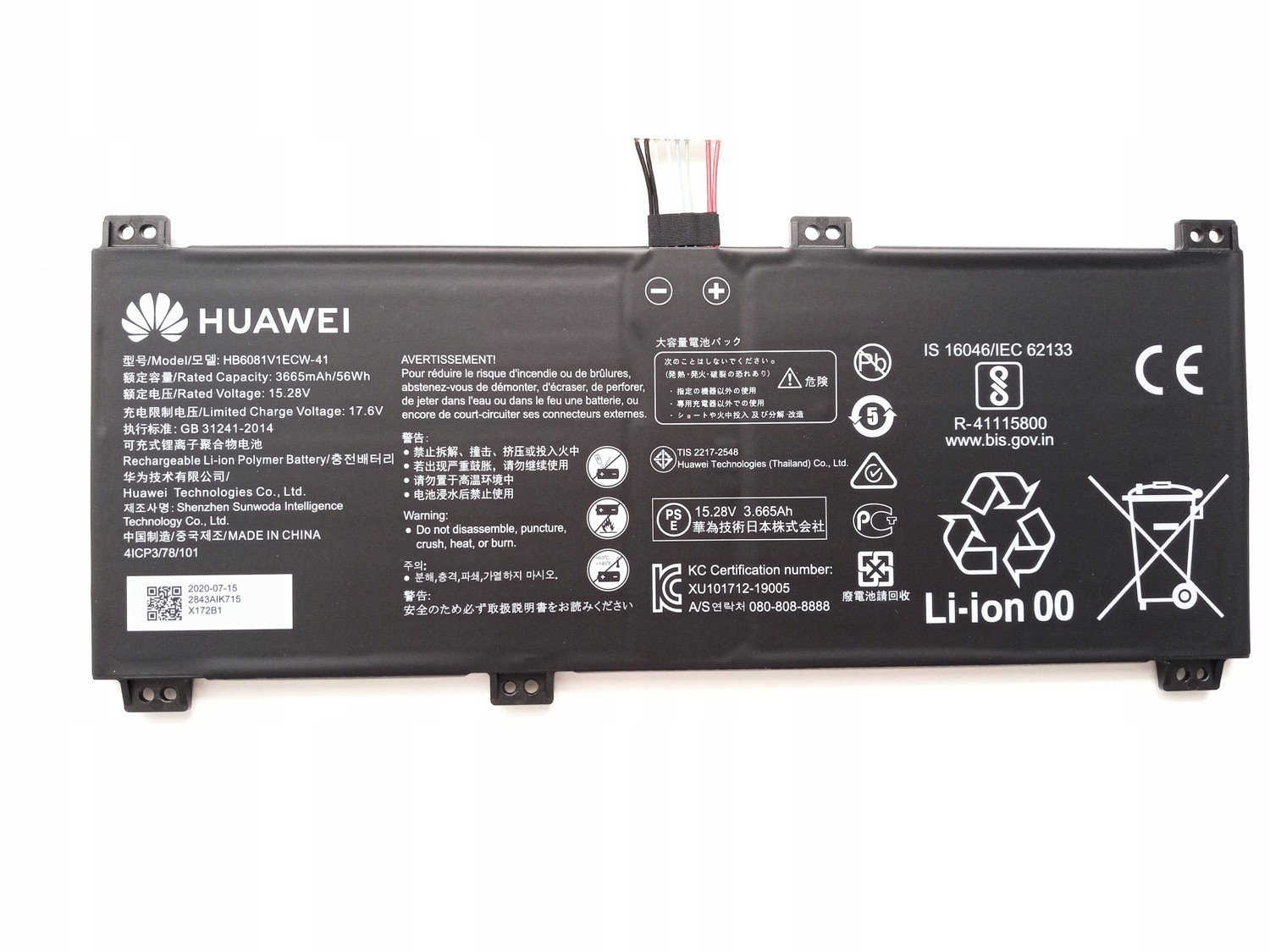 Oryg Baterie Huawei Matebook 16 HB6081V1ECW-41