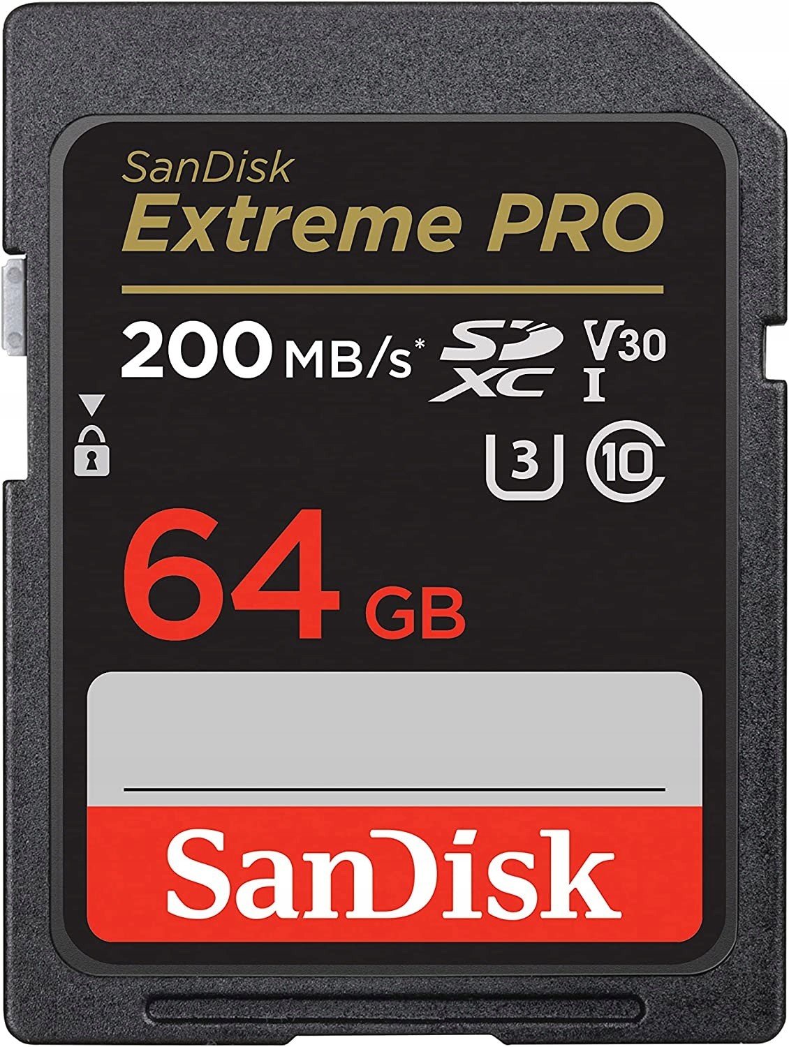 SanDisk paměťová karta Sdxc 64GB 200MB/s 4K Sd film