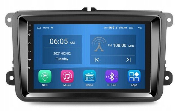 Rádio navigace Vw Volkswagen Škoda Seat Android