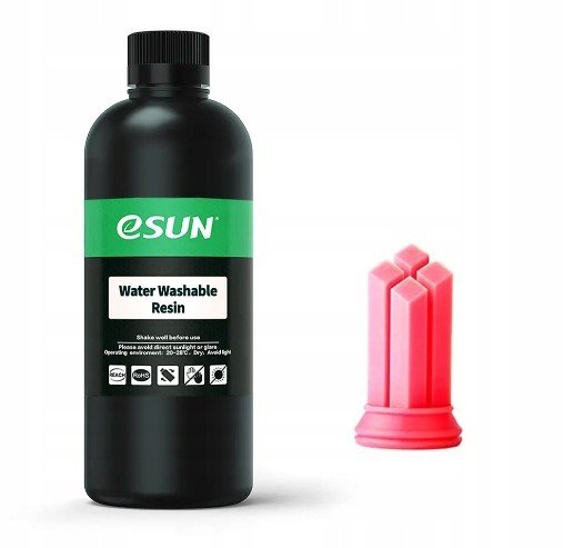 eSun Water Washable Resin červená 0.5kg