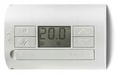 Elektronický termostat 5-37°C LCD bílý, funkce