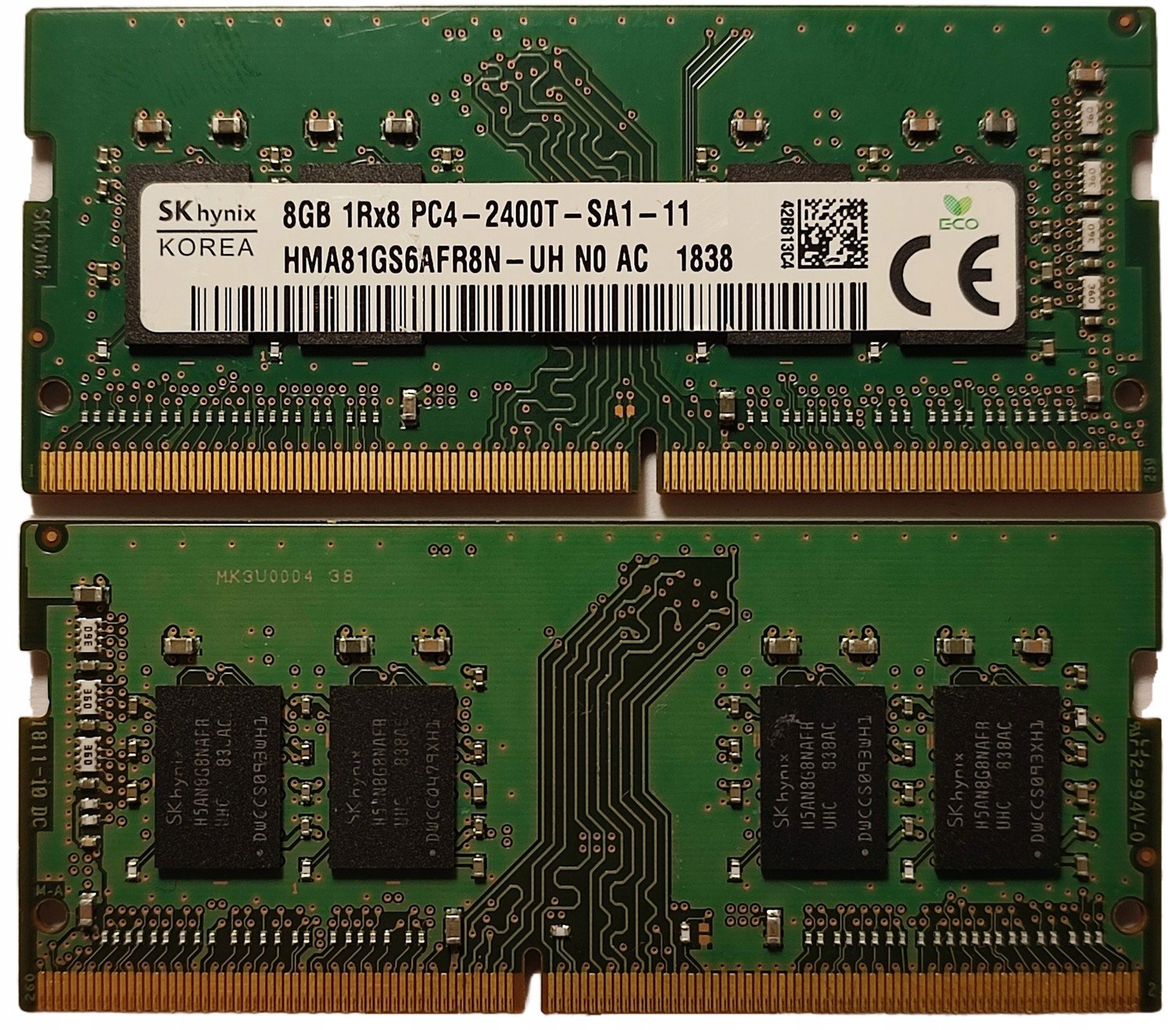 8GB 1x8GB Hynix 2400MHz 1,2V HMA81GS6AFR8N-UH