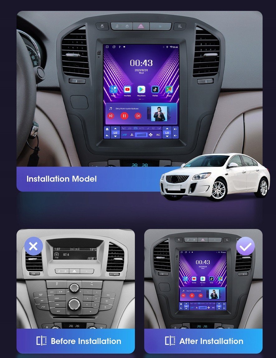 Rádio navigace Tesla Opel Insignia Android 2008-