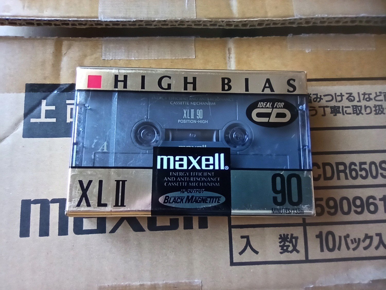 Maxell XL II 90 1992r. Nová 1ks poškozený obal.