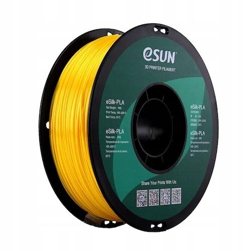 Filament eSun eSilk Pla yellow žlutý 1kg