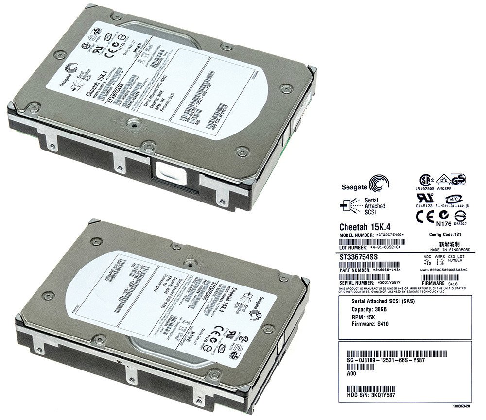 Seagate ST336754SS Cheetah 15K.4 36GB Sas 3,5''