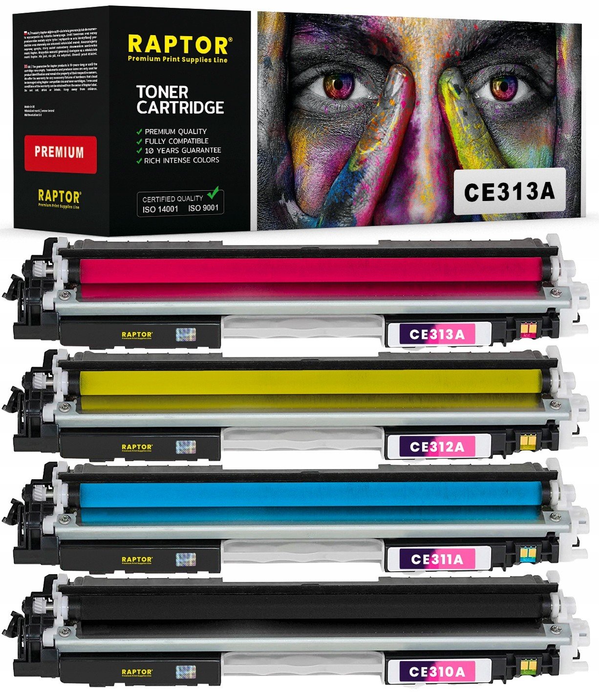 4x Toner CE310A pro hp CP1025nw CP1026nw CP1027nw