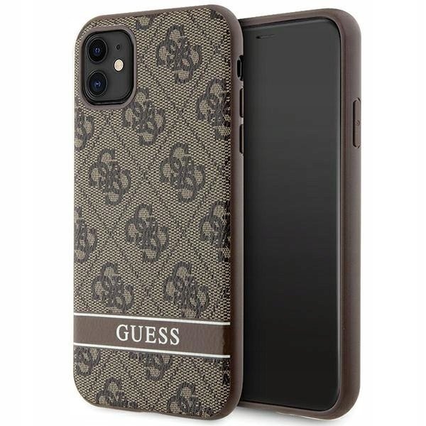 Guess pouzdro pro iPhone 11 Xr hnědé