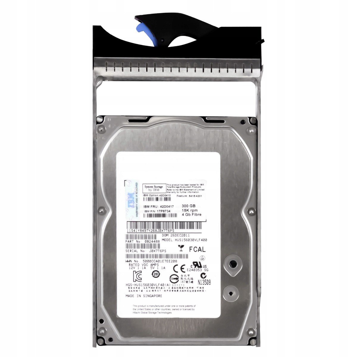 Ibm 42D0417 17P8734 300 Gb 15K Fc HUS156030VLF400