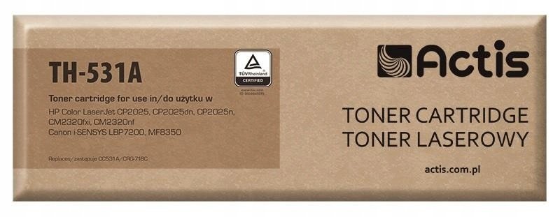 Toner Actis TH-531A Hp 304A CC531A modrý