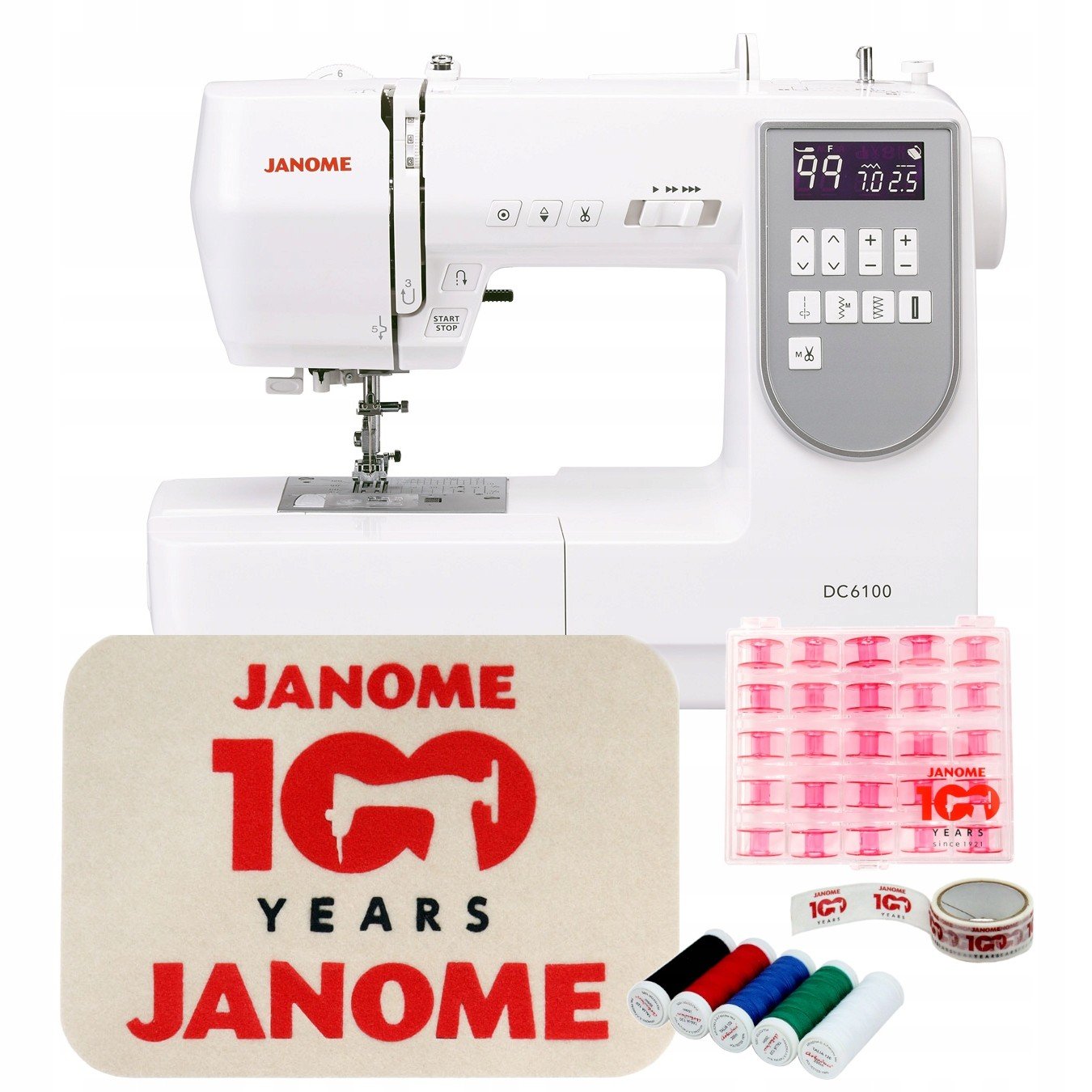 Rychlost Janome DC6100 Stůl