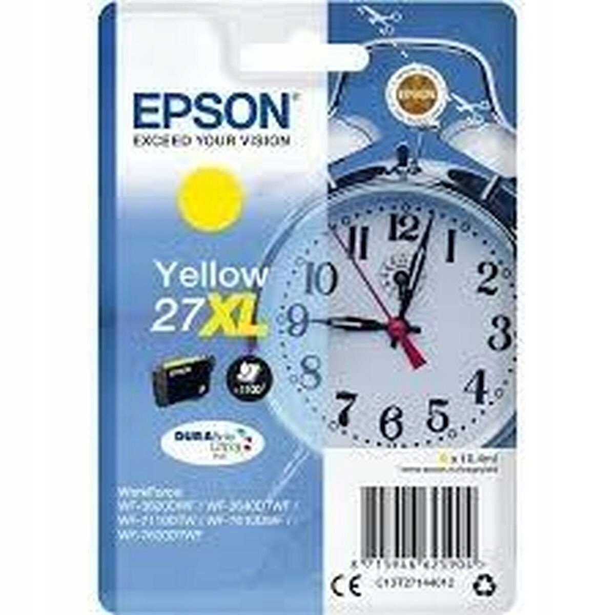 Originální inkoustová náplň Epson 27XL Žlutá
