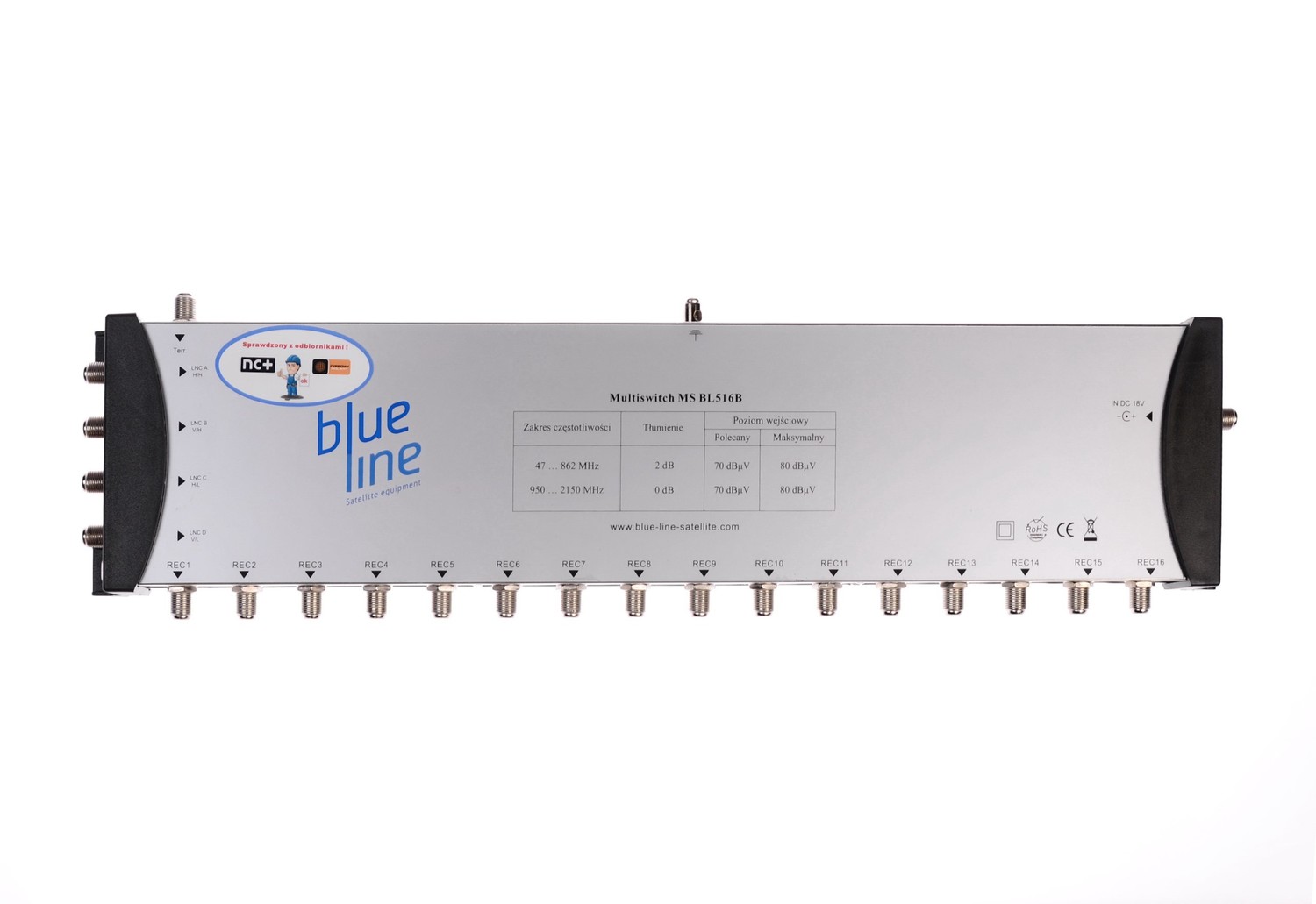 Multipřepínač 5/16 Ms BL516B Blue Line