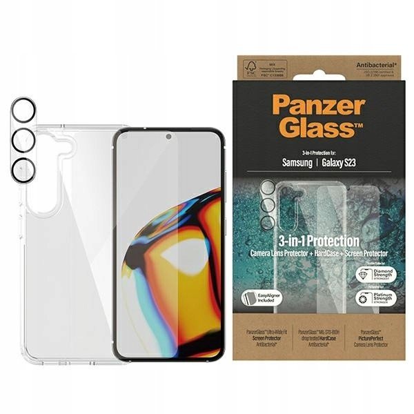 Pouzdro PanzerGlass Sklo fotoaparátu displej pro Galaxy S23