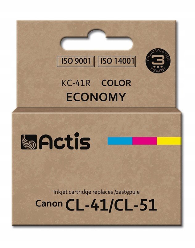 Inkoust Actis Canon KC-41R náhradní barva CL-41 CL-51