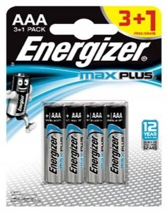 Výkonná alkalická baterie Energizer Aaa tyčinky 4x