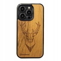 Dřevěné Pouzdro Na Iphone 14 Pro Jelen Imbuia Case