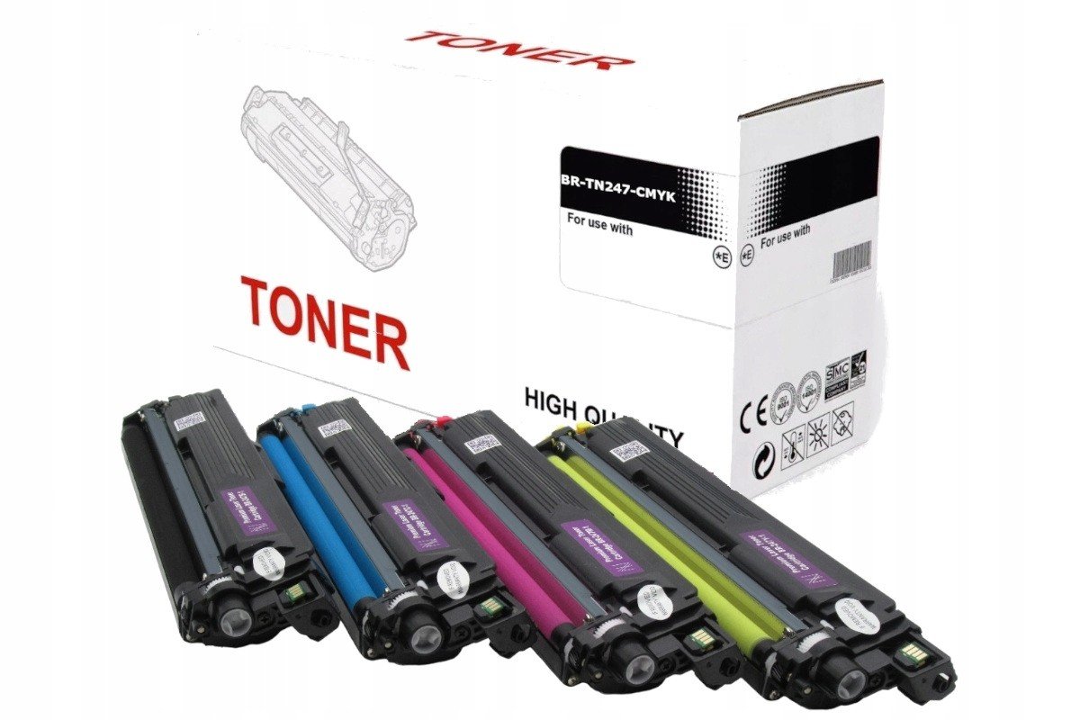 4x Toner pro Brother DCP-L3510cdw DCP-L3550cdw TN247