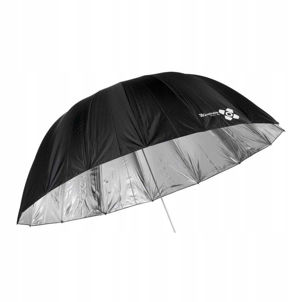 Quadralite Space 185 stříbrný parabolický deštník