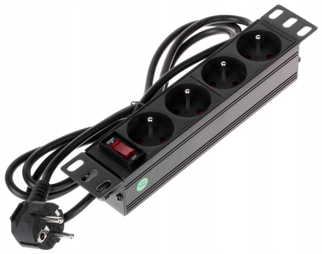 Zásuvková lišta PD-4/R10 Rack 10''