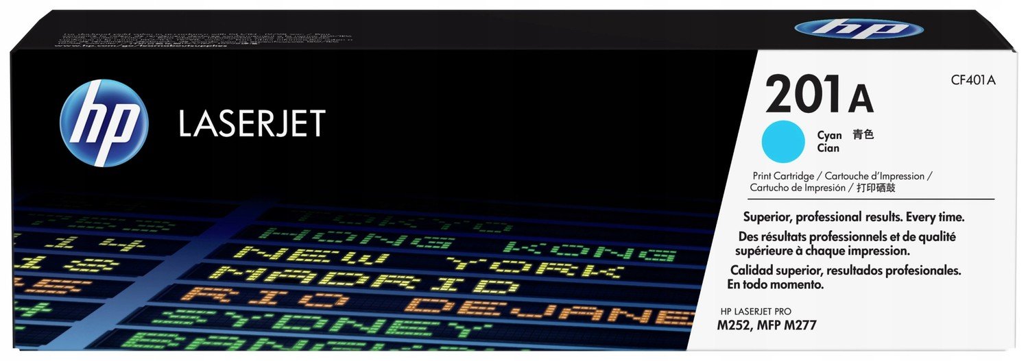 Toner Hp CF401A modrá (azurová)