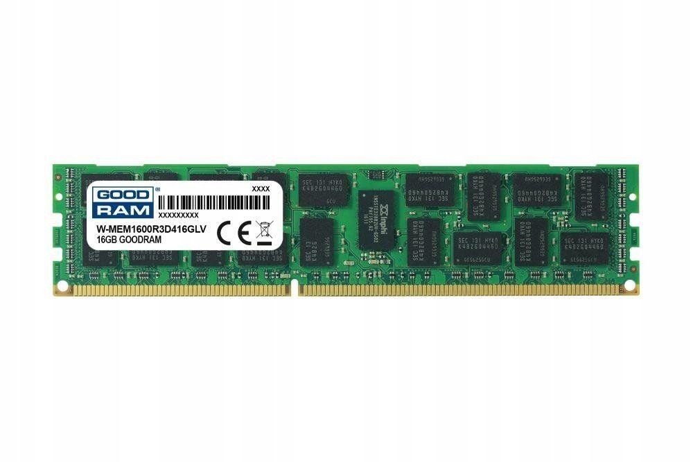 Serverová paměť Goodram 16GB 1600MHz DDR3 Reg Ecc