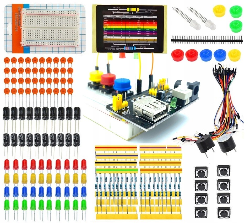 Sada elektronických součástek pro Arduino , Pi
