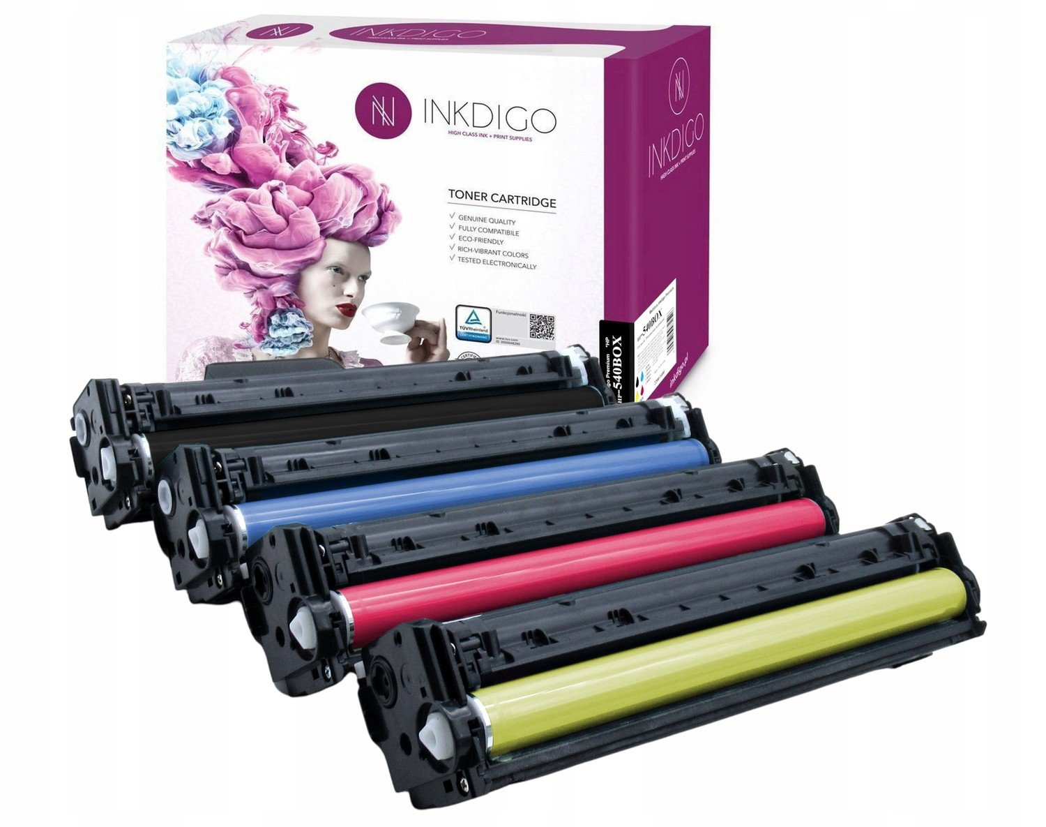 4x Toner pro Hp Color Laserjet CP1215 CP1515N New