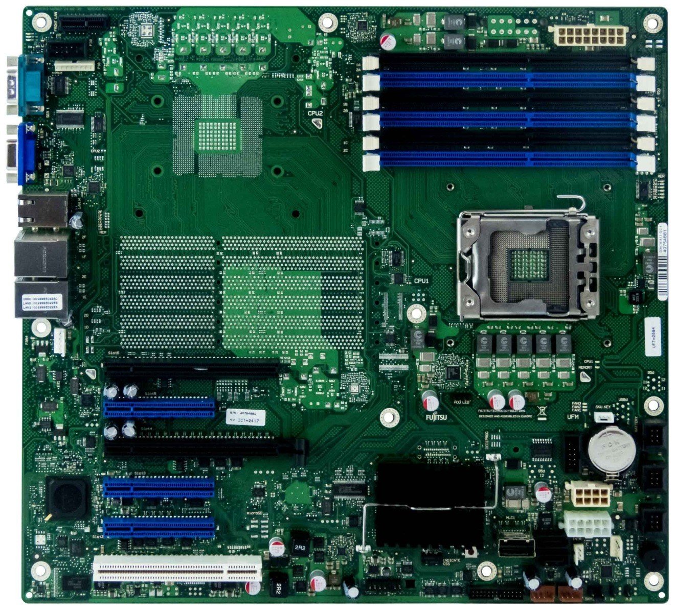 Fujitsu D3079-A11 GS1 s1356 DDR3 Pcie Pci Primergy