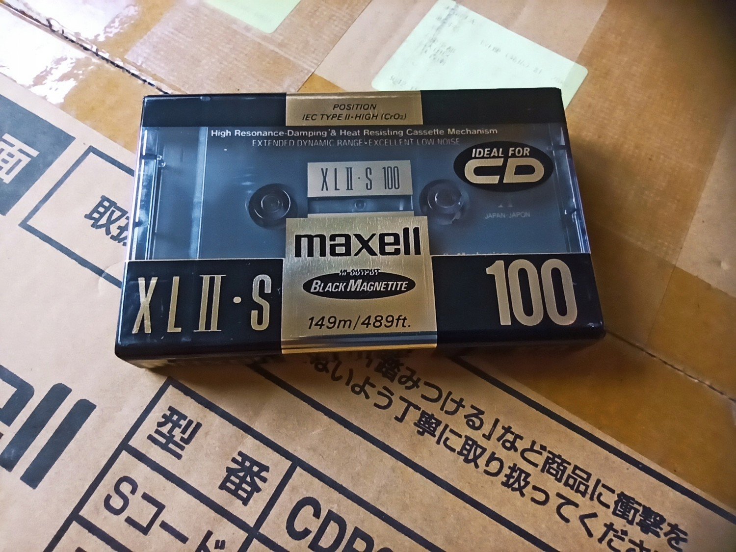 Maxell XL Ii-s 100 1991r. Nová 1ks,