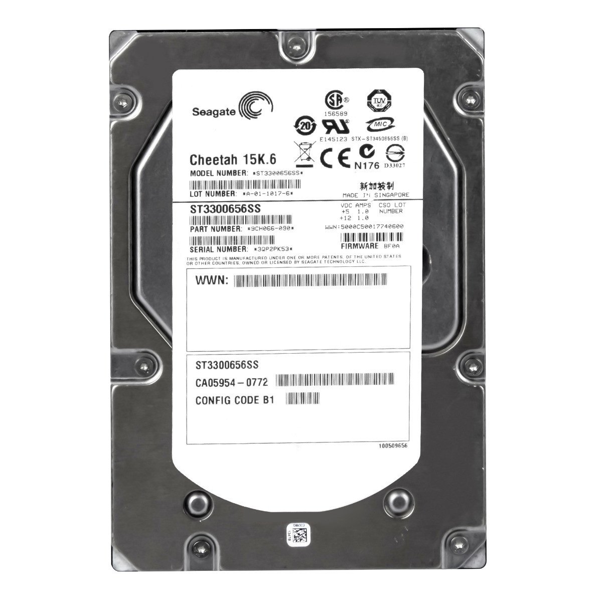 Fujitsu CA05954-0772 300GB 15K SAS-1 ST3300656SS