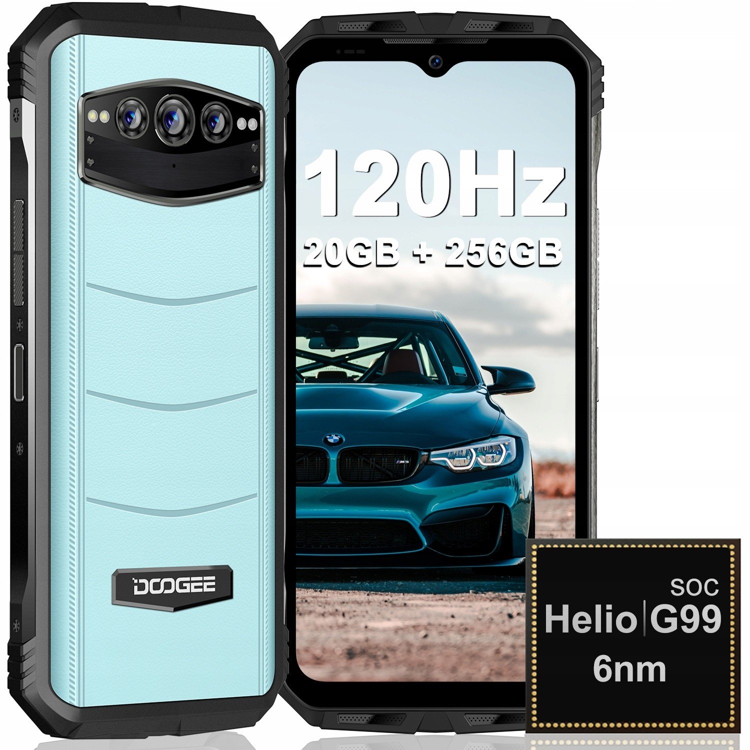 Doogee S100 Smartphone 20GB+256GB 108MP 120Hz IP68