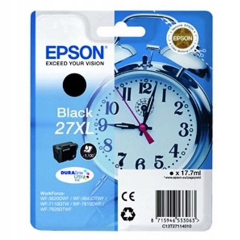 Kompatibilní inkoustová kazeta Epson T2711XL Černá