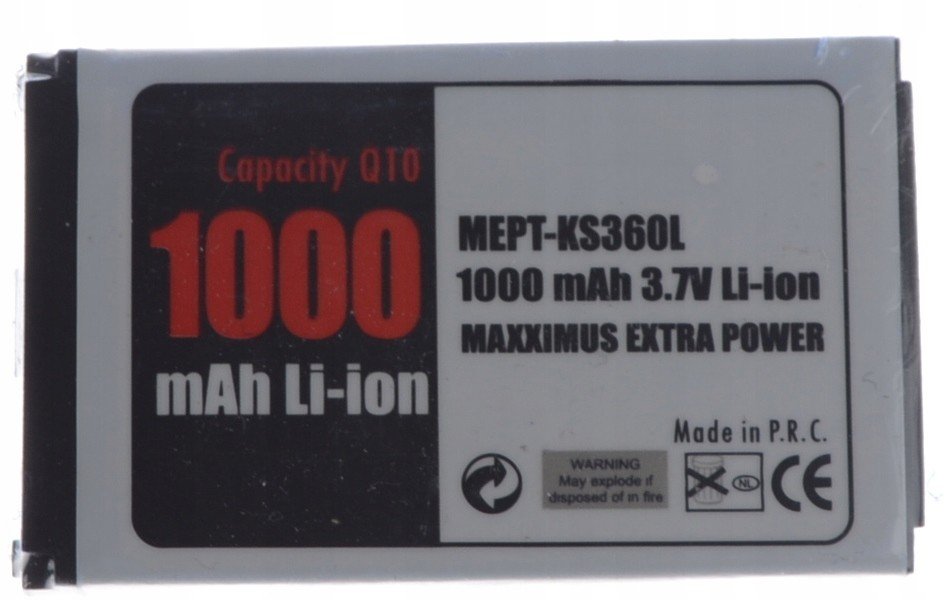 Baterie Maxximus Lg KS360 KM360 KM3801000mAh