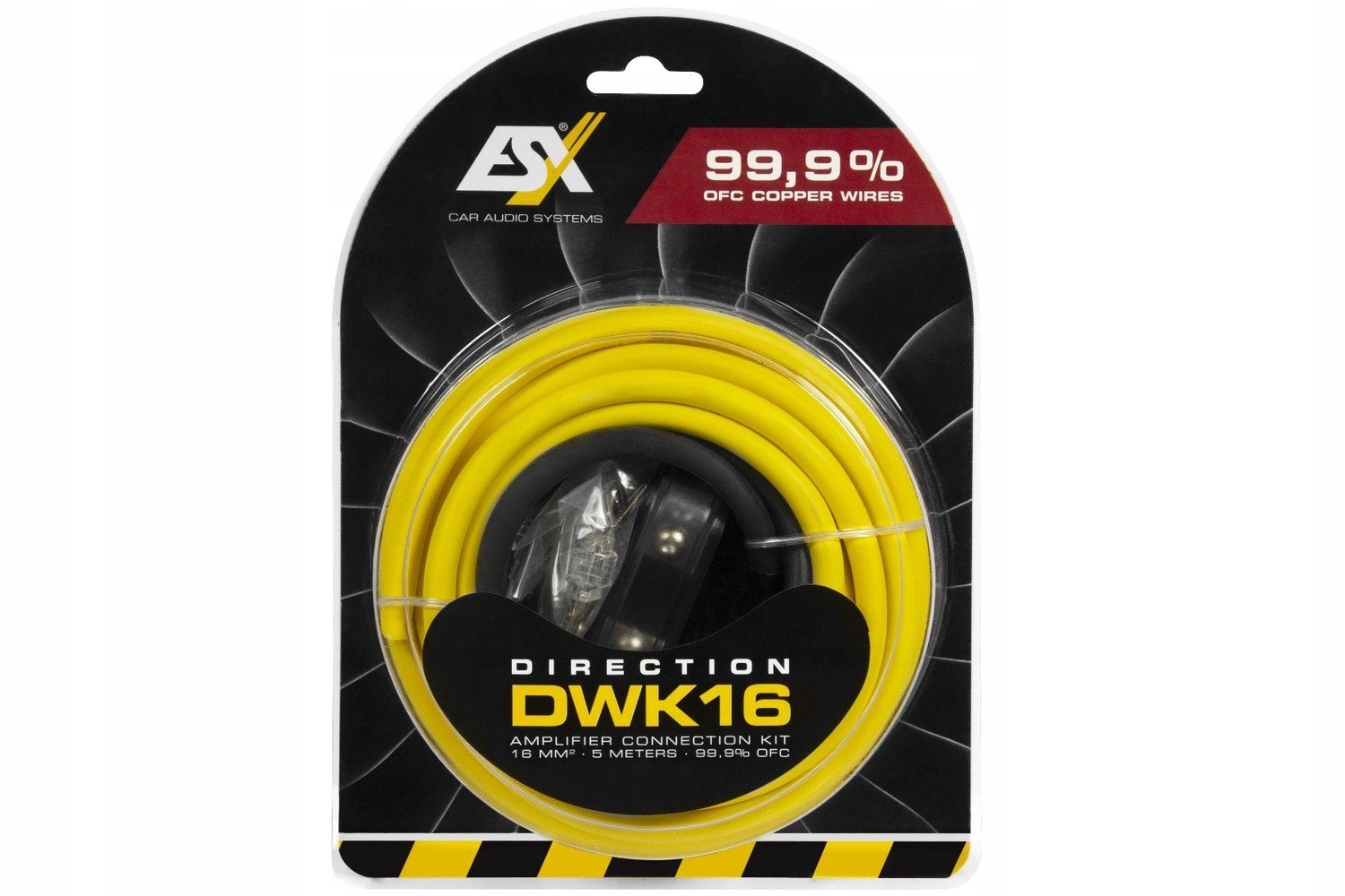Esx DWK16 Sada kabelů pro 16mm2 Ofc zesilovač