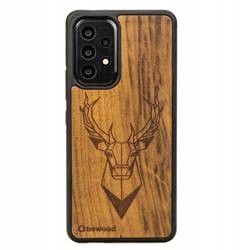 Dřevěné Pouzdro Na Samsung Galaxy A73 5G Jelen Case